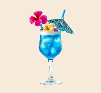 Maldives (White Grape) Blue Soda